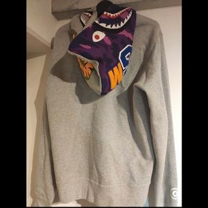 Full zip bape hoodie